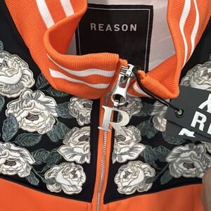 Reason Tracksuit Men Medium Multicolor NEW Floral Camo Racing Stripe 2pc Set